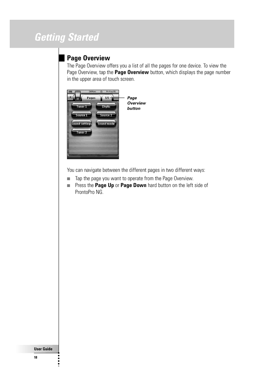 Philips TSU 7500 manual Overview 