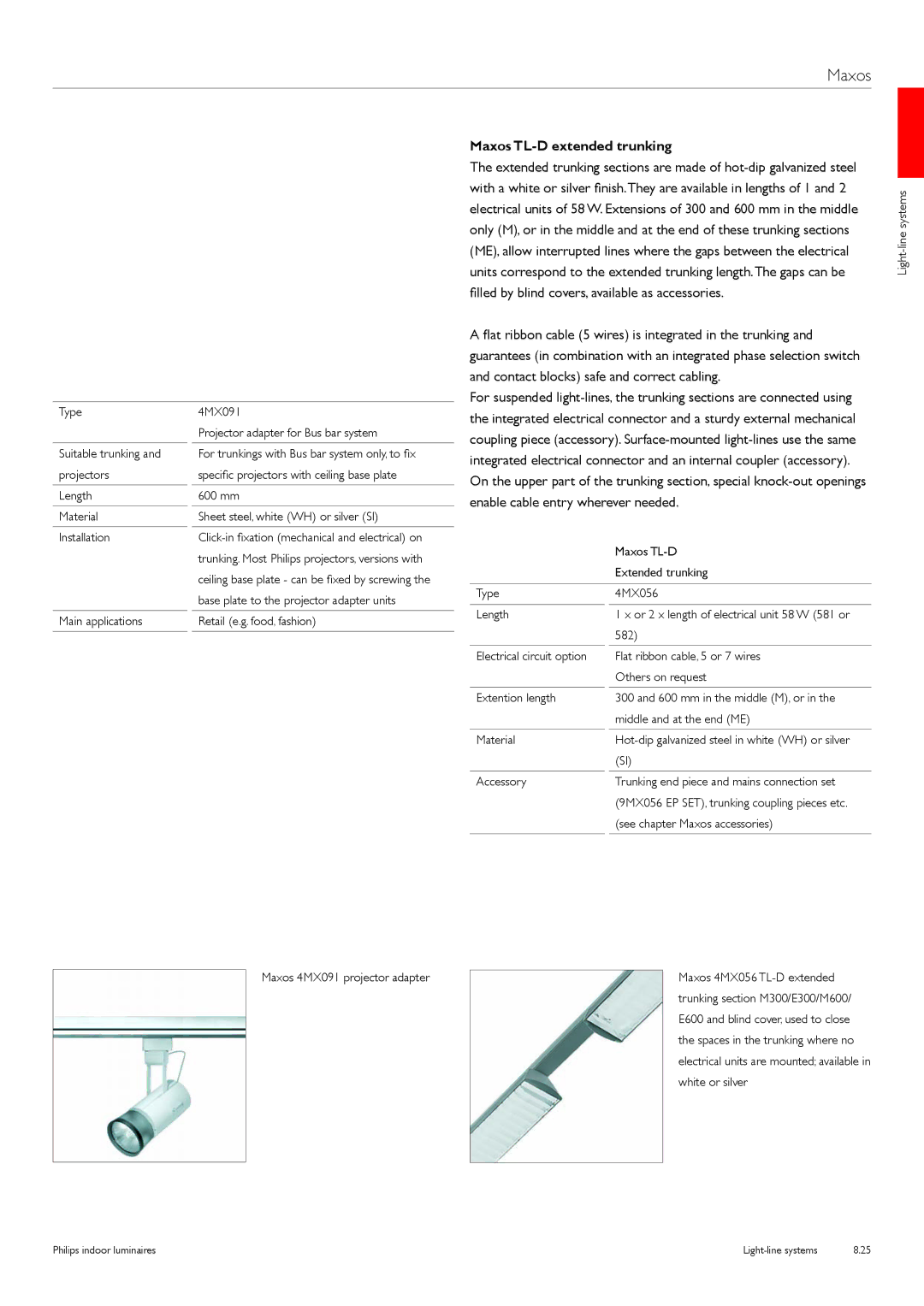 Philips TTX400 manual Maxos TL-D extended trunking 