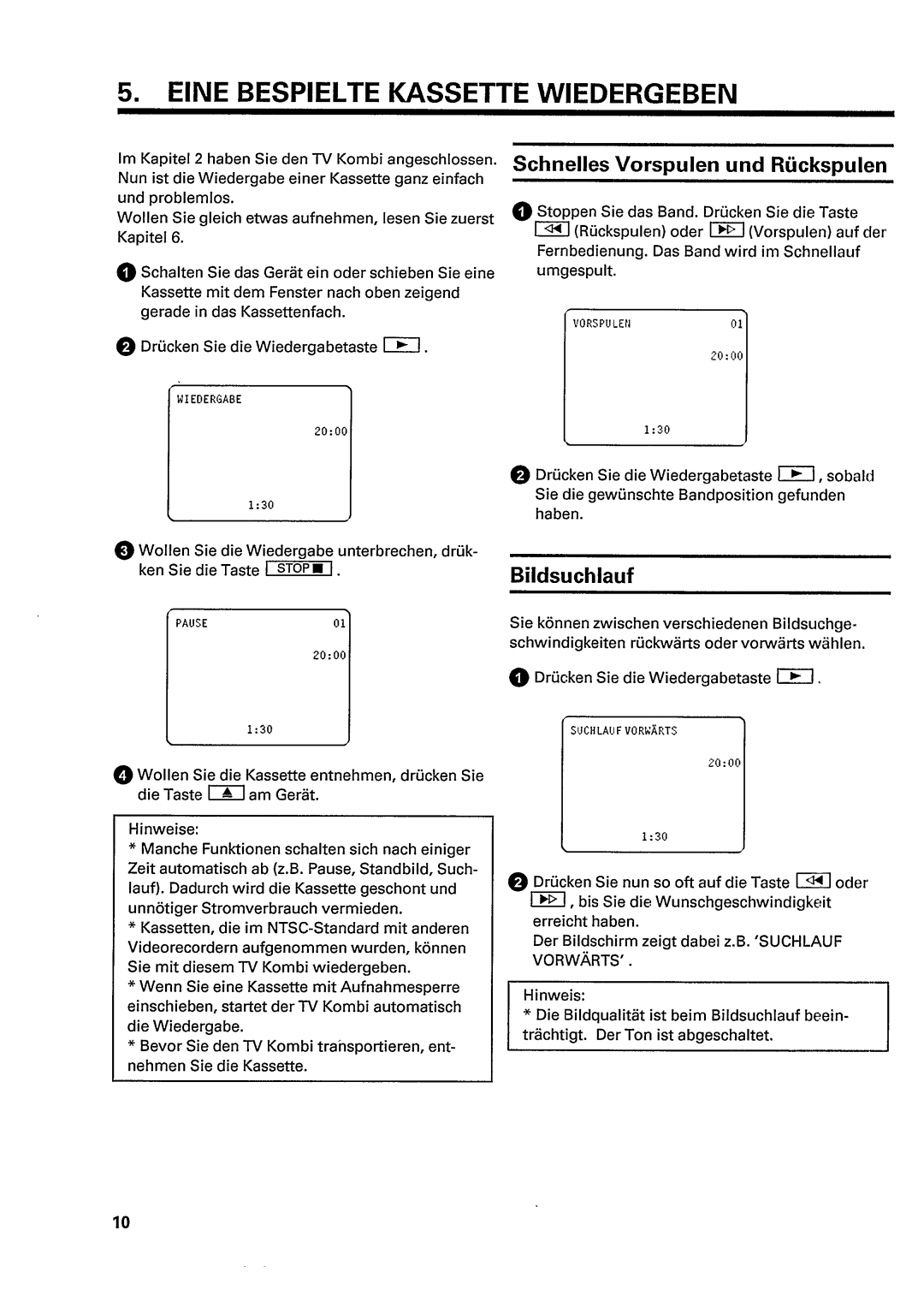 Philips TV/VCR Combo manual 