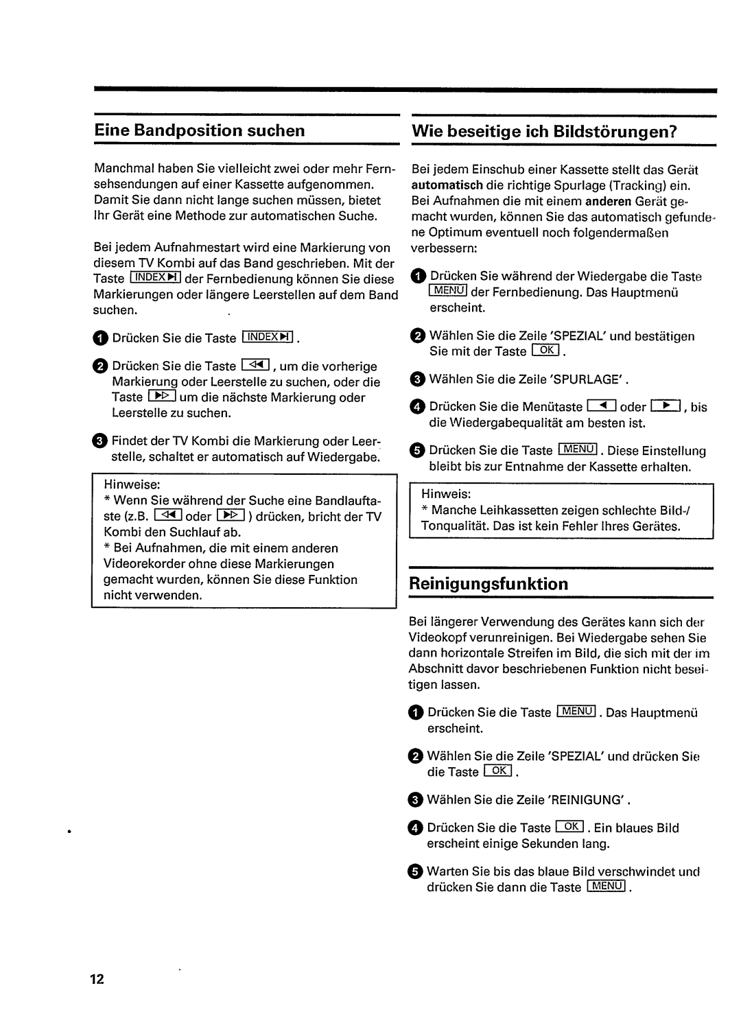 Philips TV/VCR Combo manual 