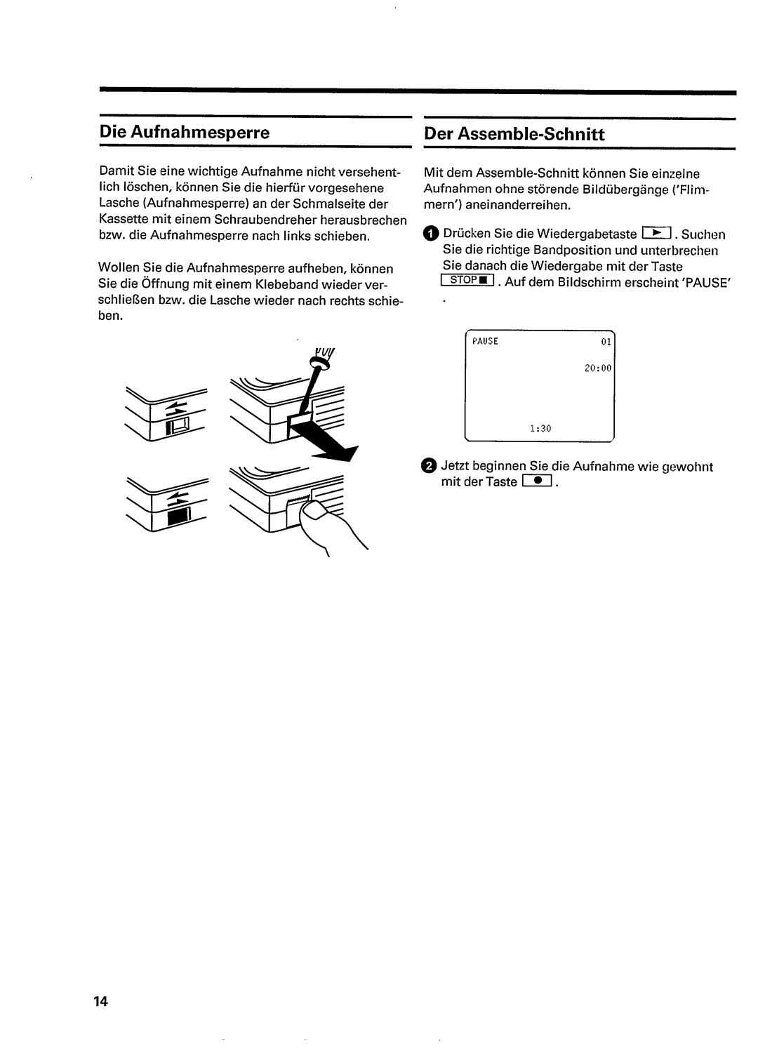 Philips TV/VCR Combo manual 