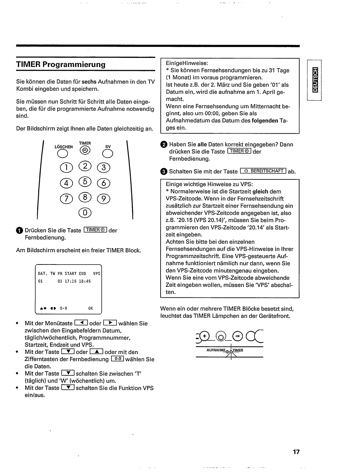 Philips TV/VCR Combo manual 