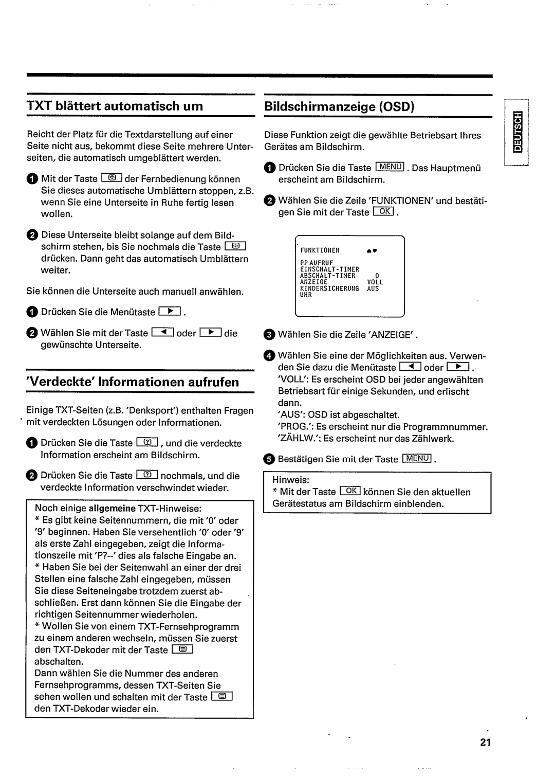 Philips TV/VCR Combo manual 