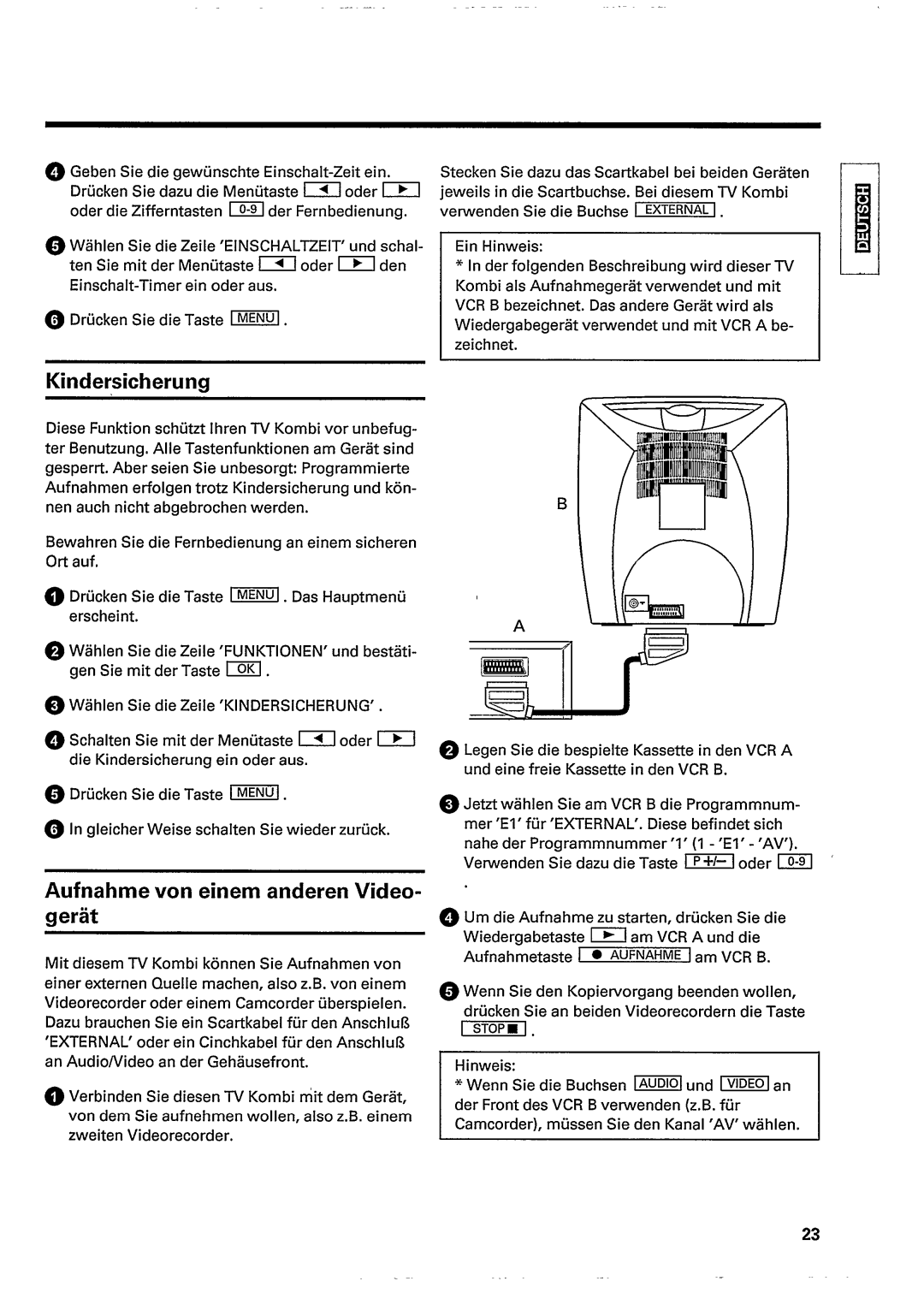 Philips TV/VCR Combo manual 