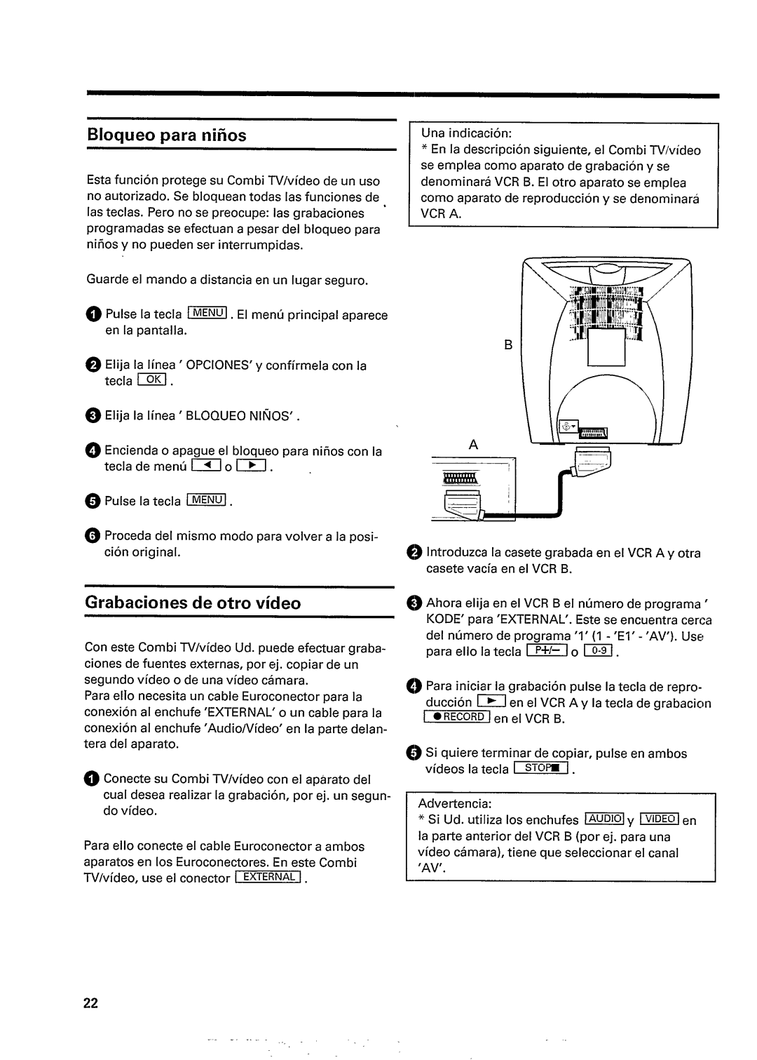 Philips TV/Video Combination manual 