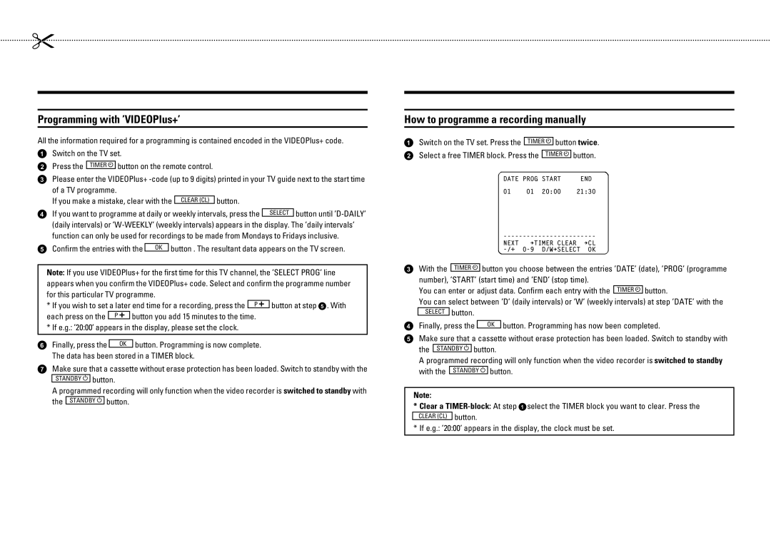 Philips TYPE VR 175 operating instructions MYTUfg 