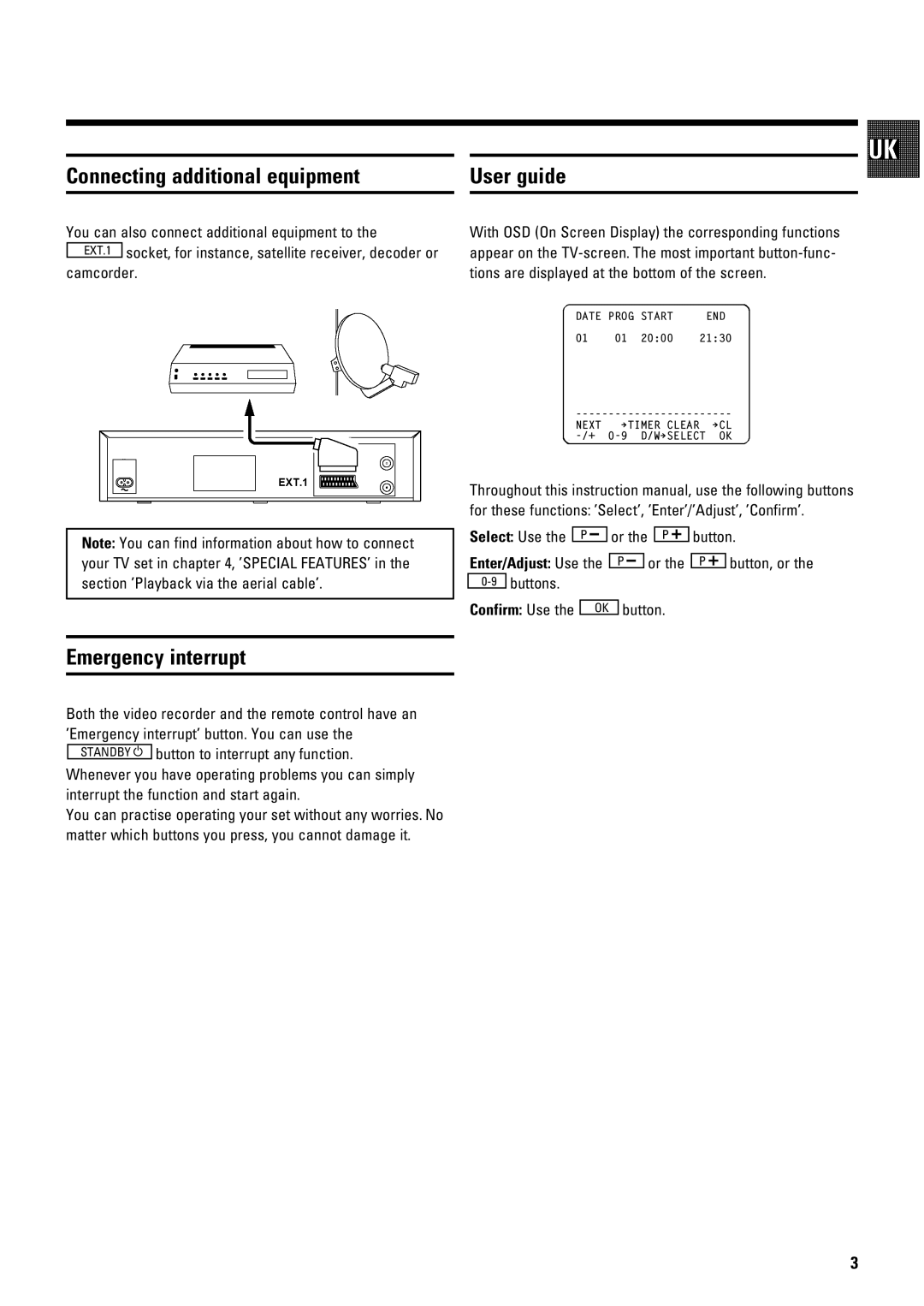 Philips TYPE VR 175 operating instructions AeO .a eu O u Fh3 fzw t s v s t 