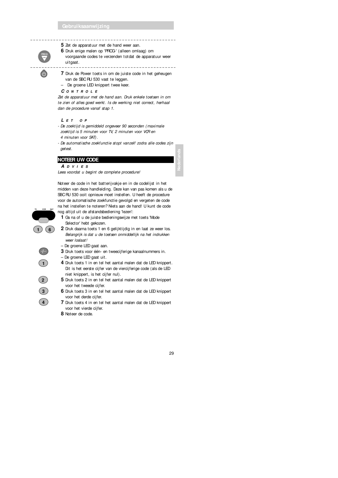 Philips Universal 3 manual Getest 