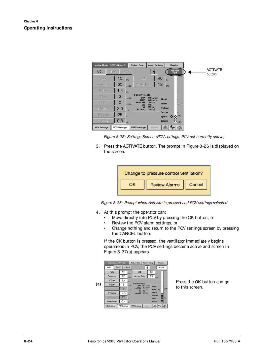 Philips V200 manual To this screen 