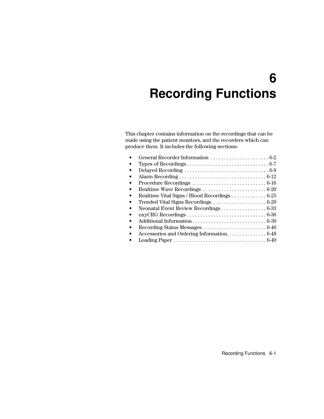 Philips V24CT, V26CT manual Recording Functions 