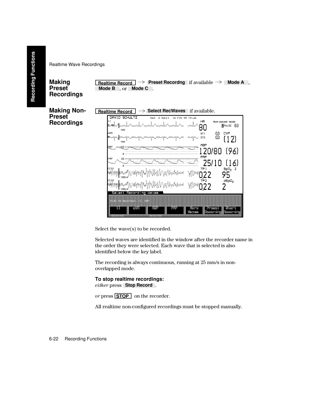 Philips V26CT, V24CT manual Making Preset Recordings Making Non, If available, To stop realtime recordings 