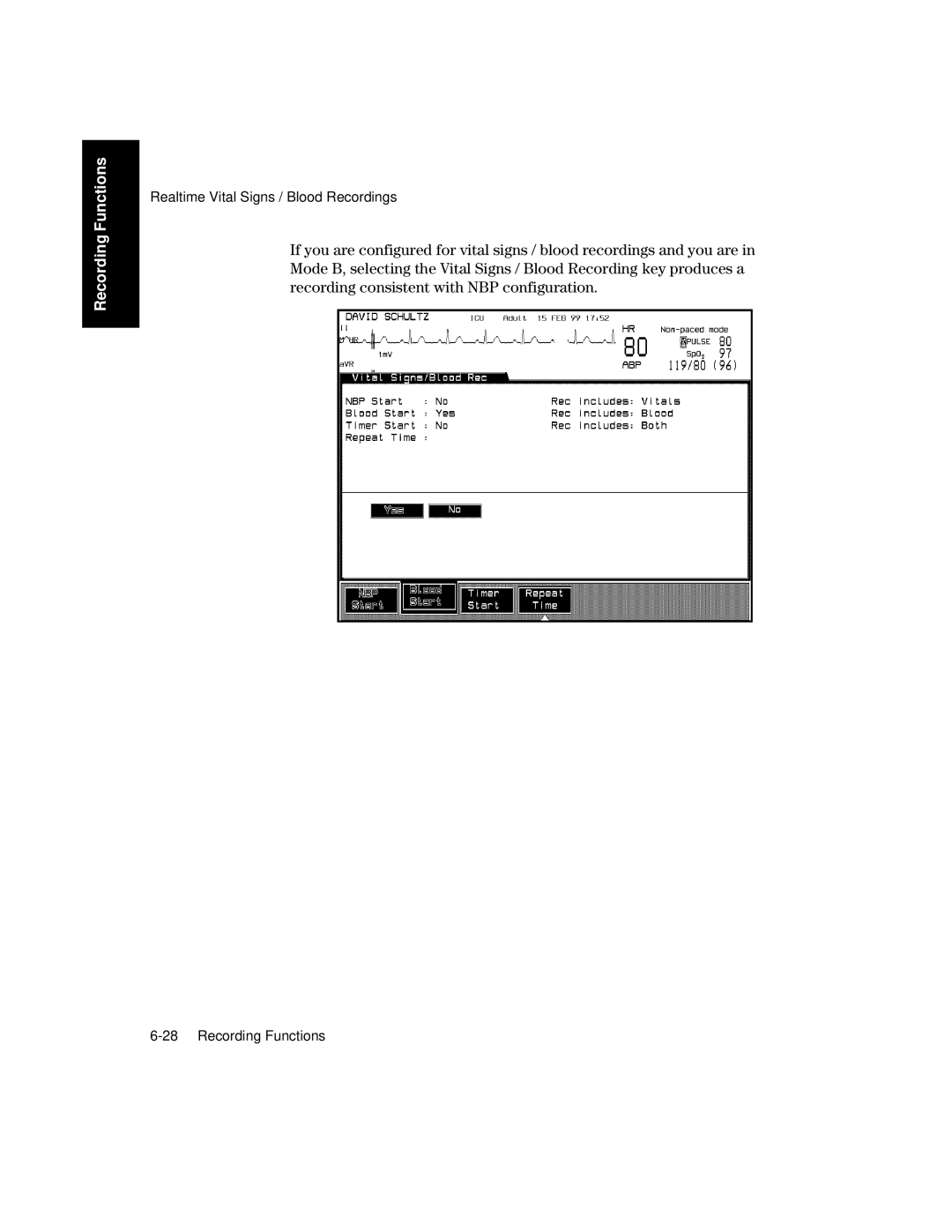 Philips V26CT, V24CT manual Recording Functions 