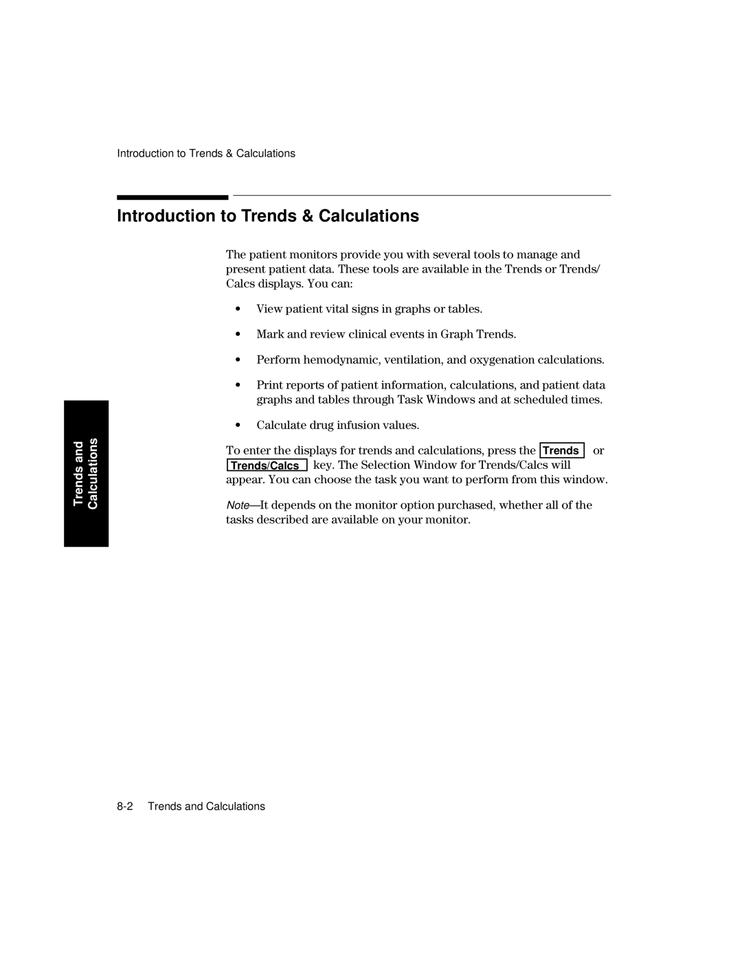 Philips V26CT, V24CT manual Introduction to Trends & Calculations 