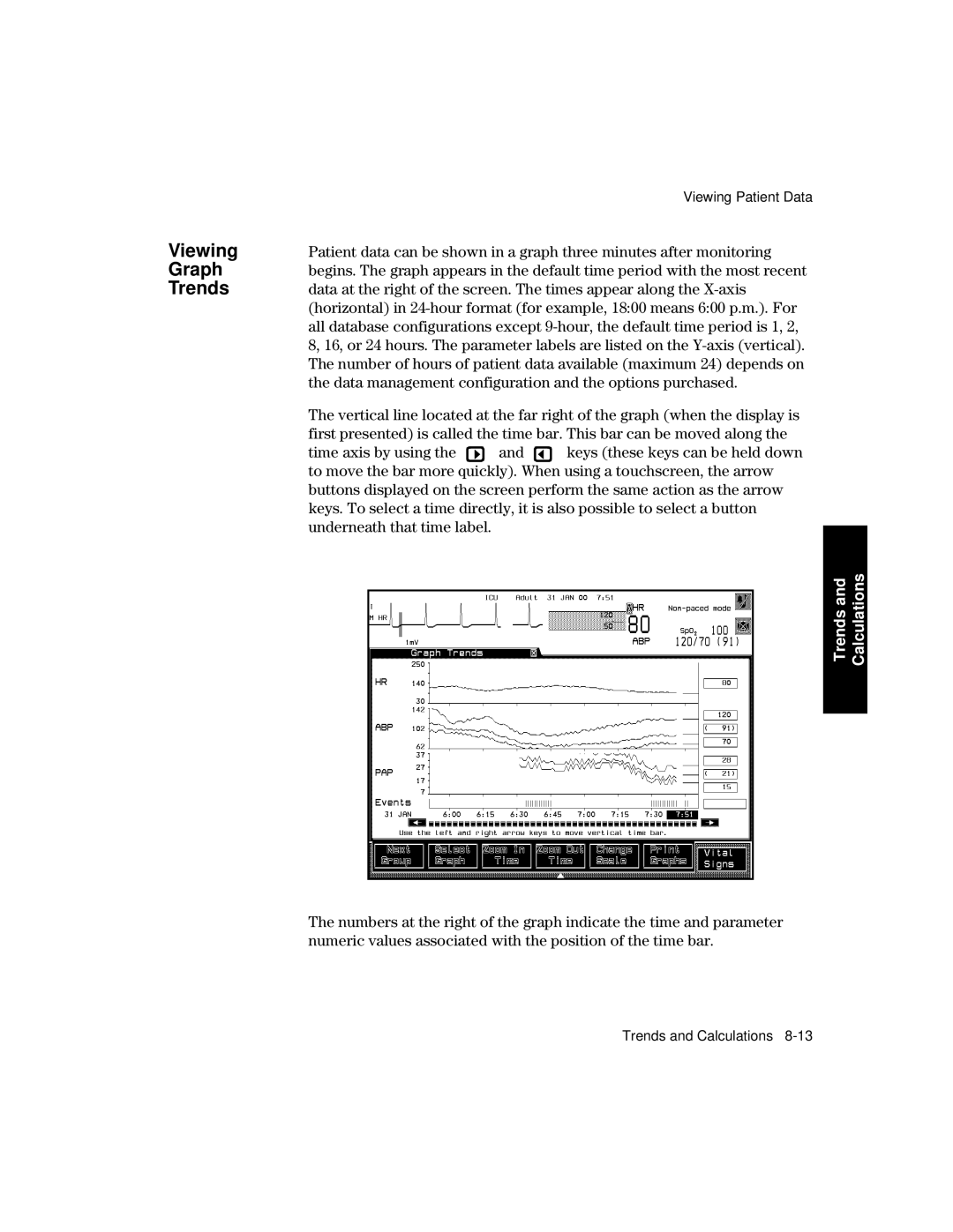 Philips V24CT, V26CT manual Graph, Data management configuration and the options purchased 