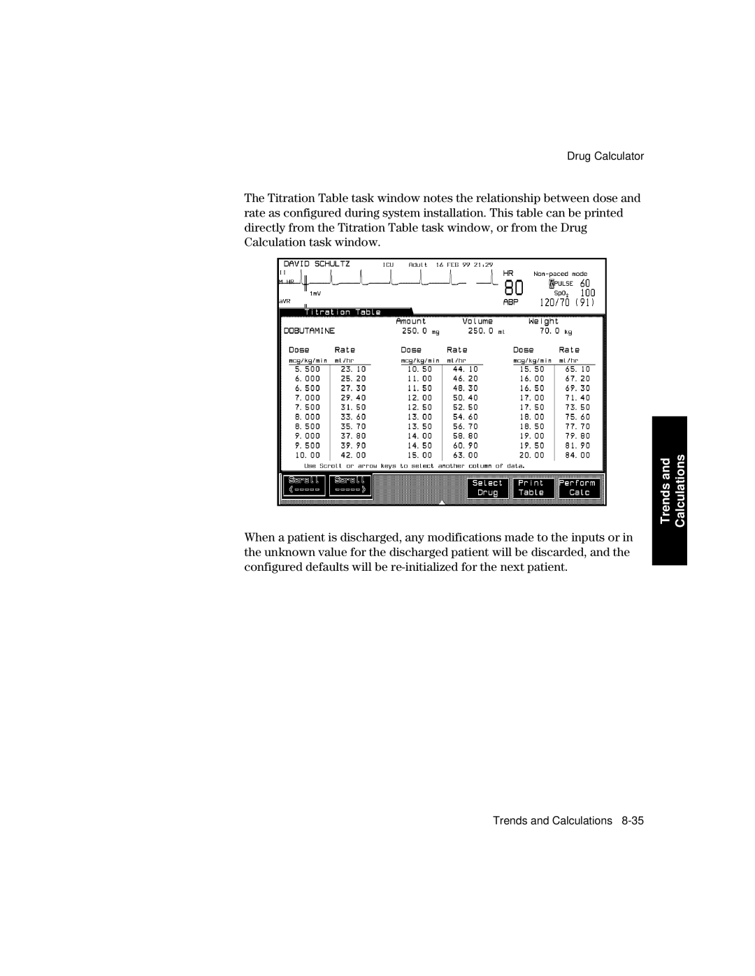 Philips V24CT, V26CT manual Trends and Calculations 