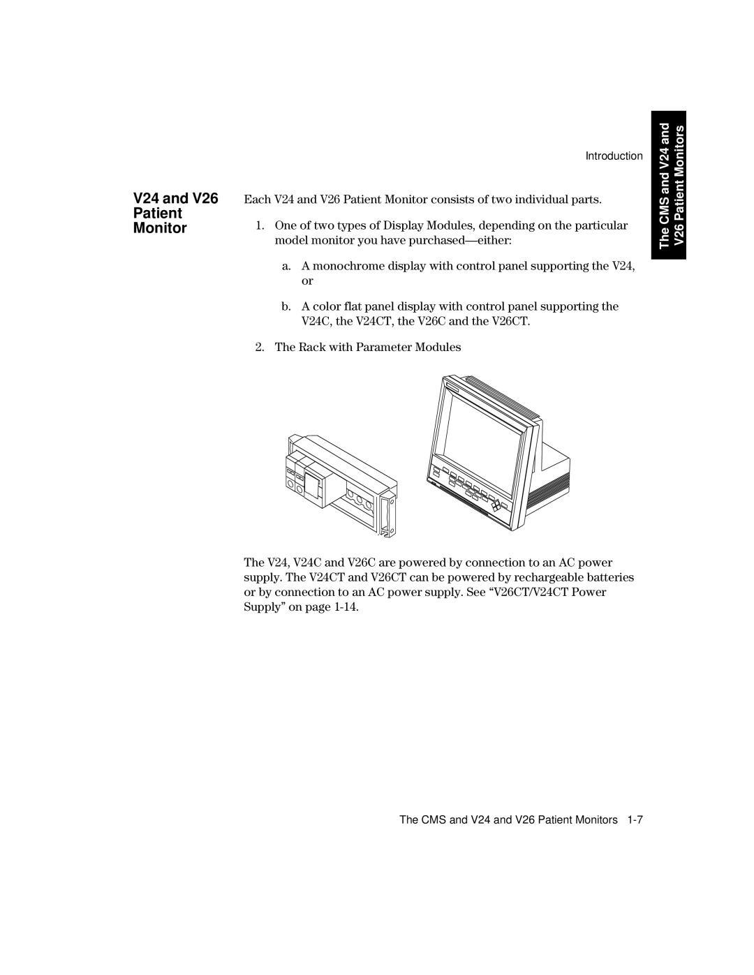 Philips V24CT, V26CT manual V24 Patient Monitor 