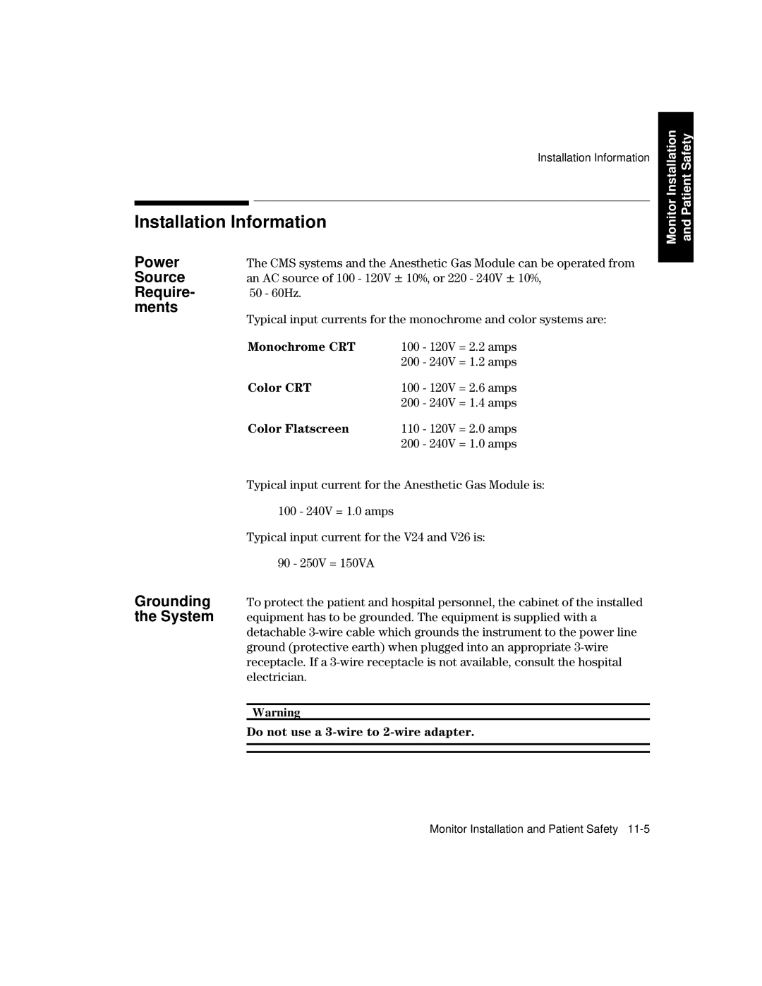 Philips V24CT, V26CT manual Installation Information, Source 