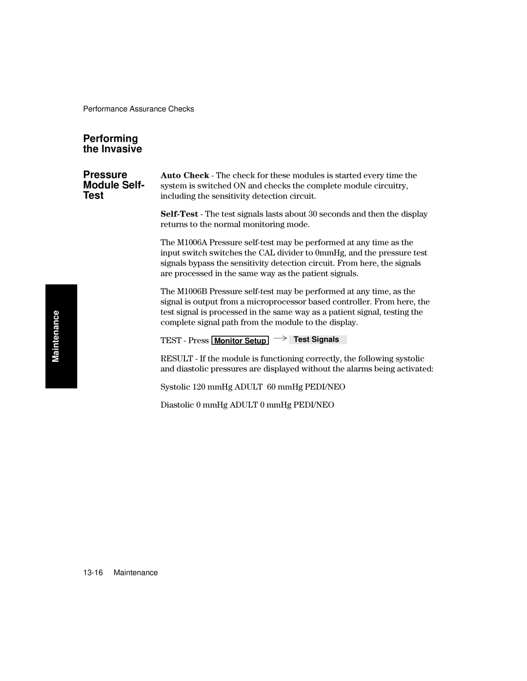 Philips V26CT, V24CT manual Performing Invasive Pressure, Module Self 