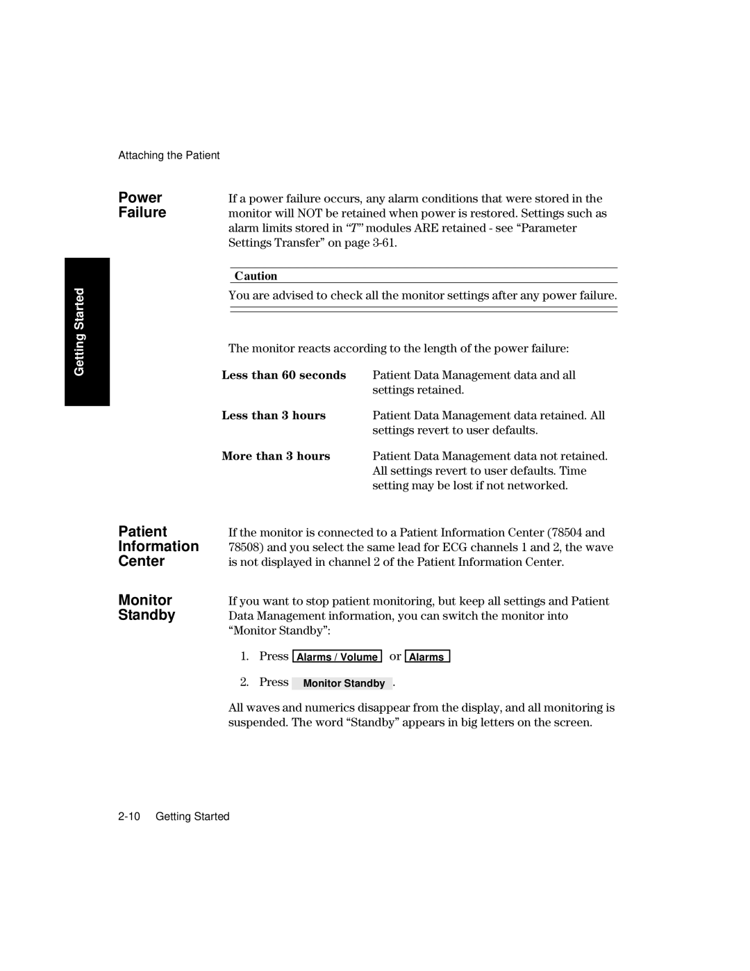 Philips V26CT, V24CT manual Failure, Information, Center, Standby 