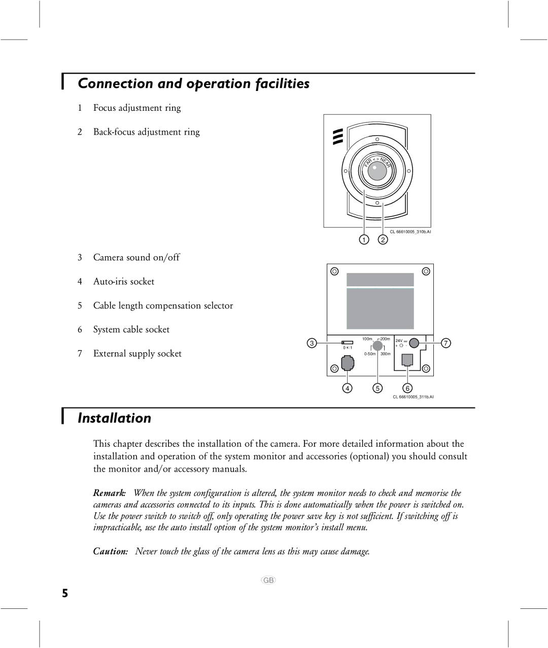 Philips VCM7177 manual Connection and operation facilities, Installation 