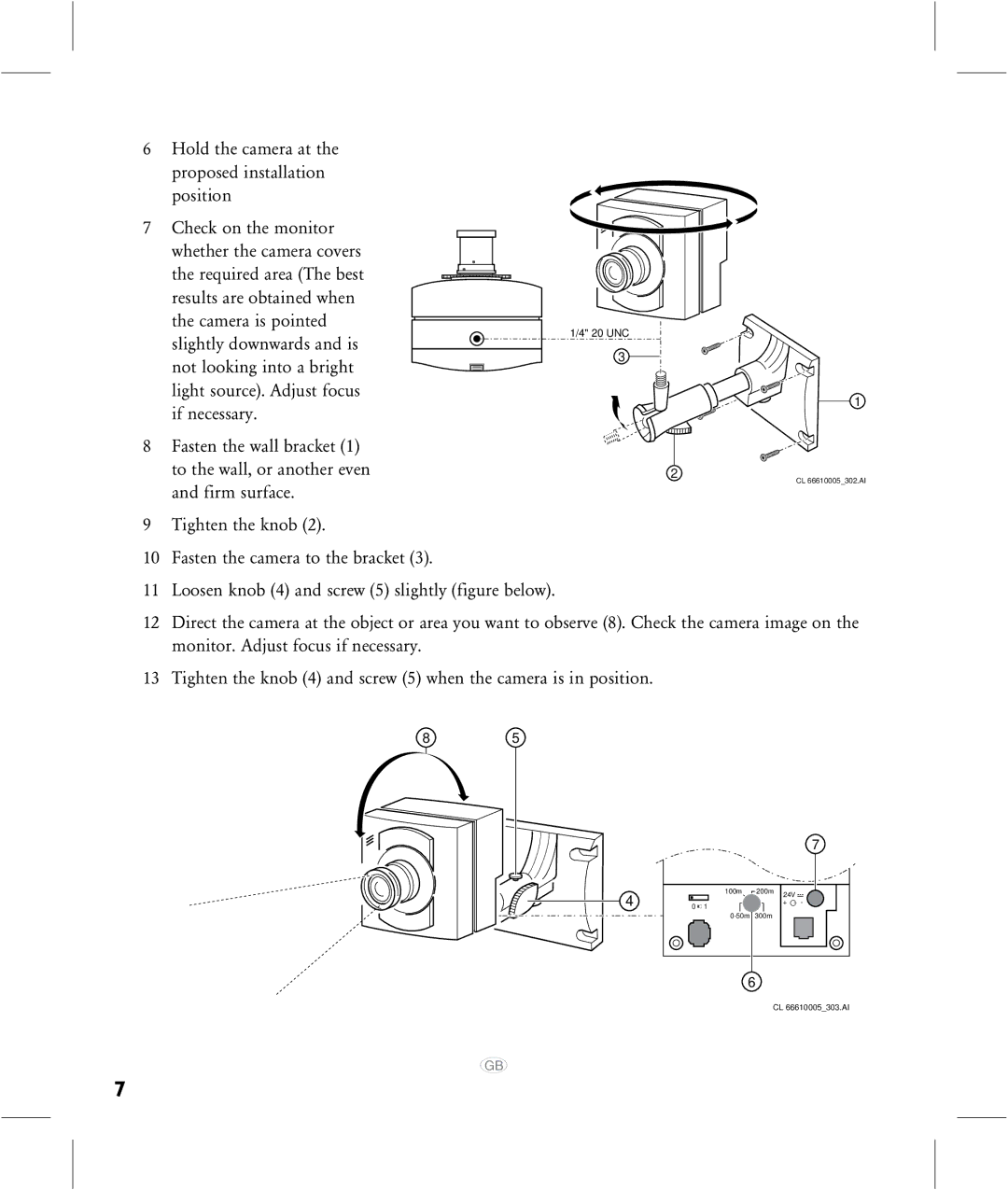 Philips VCM7177 manual Slightly downwards and is 