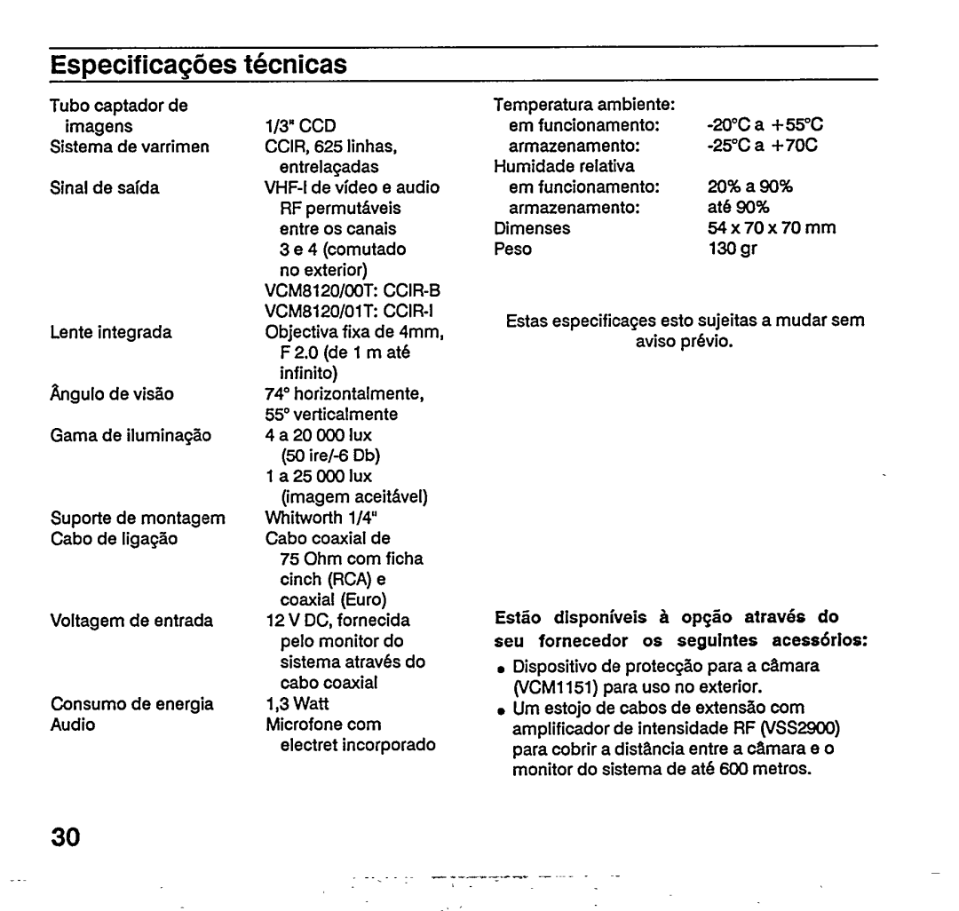 Philips VCM8120/01T, VCM8120/00T manual 