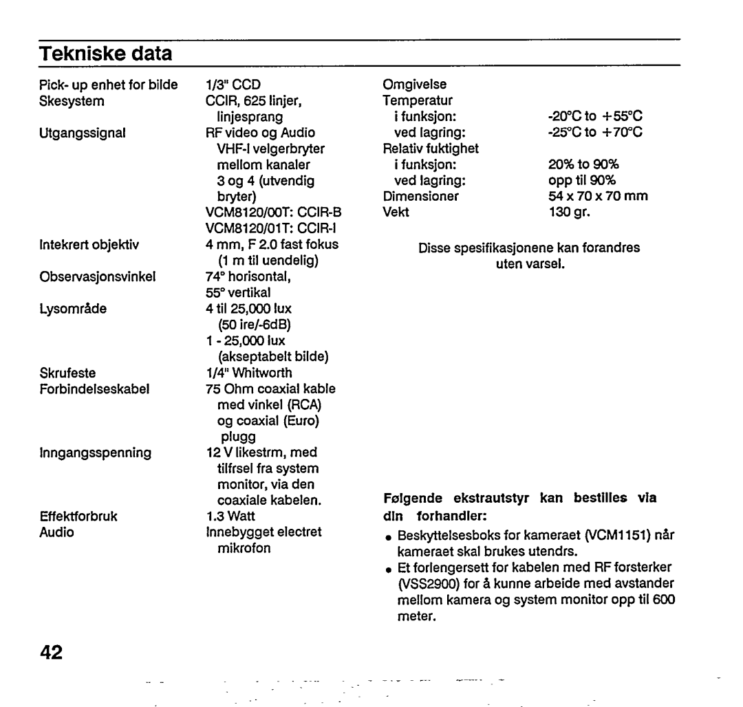 Philips VCM8120/01T manual 