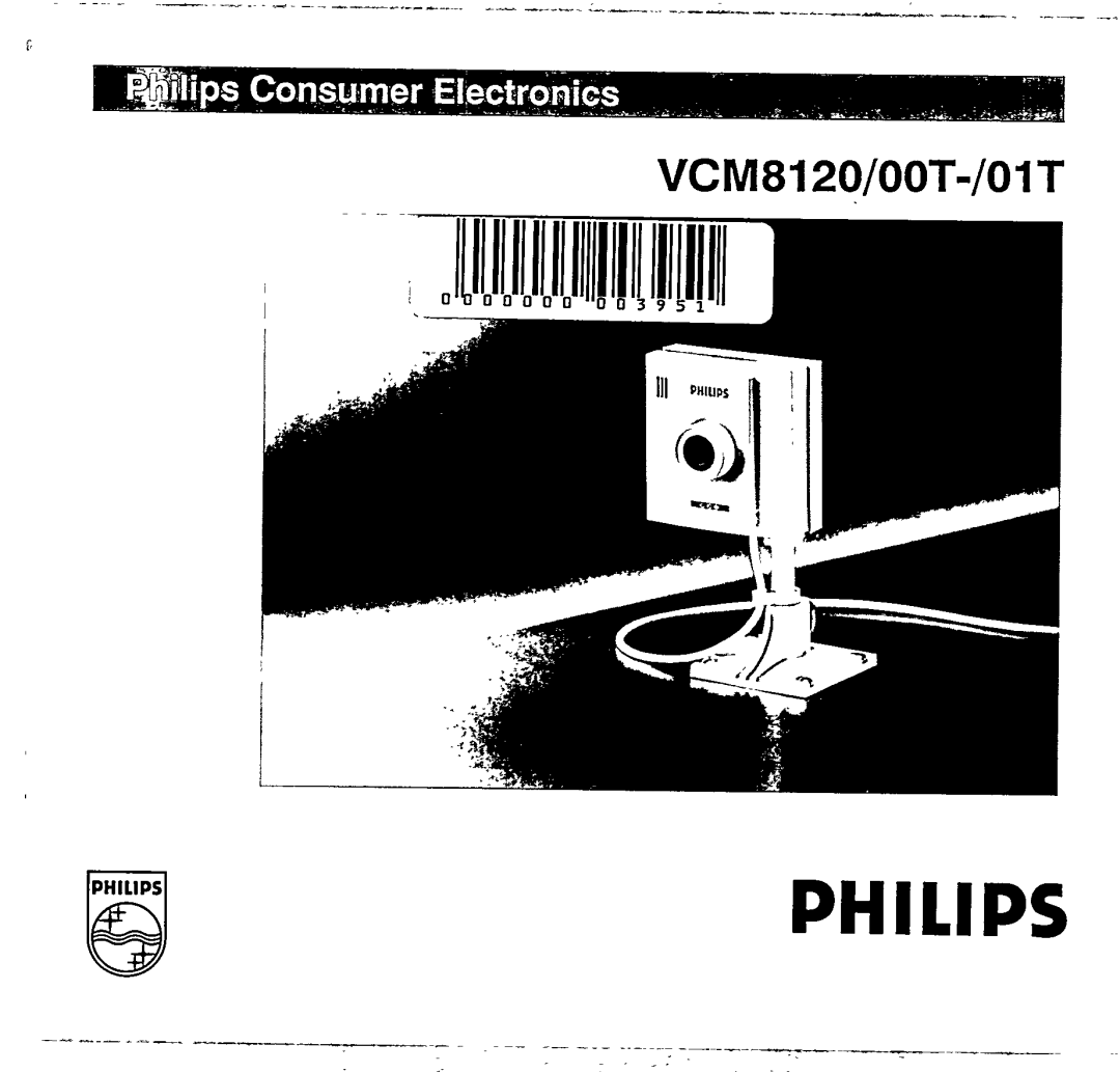 Philips VCM8120/00T, VCM8120/01T manual 