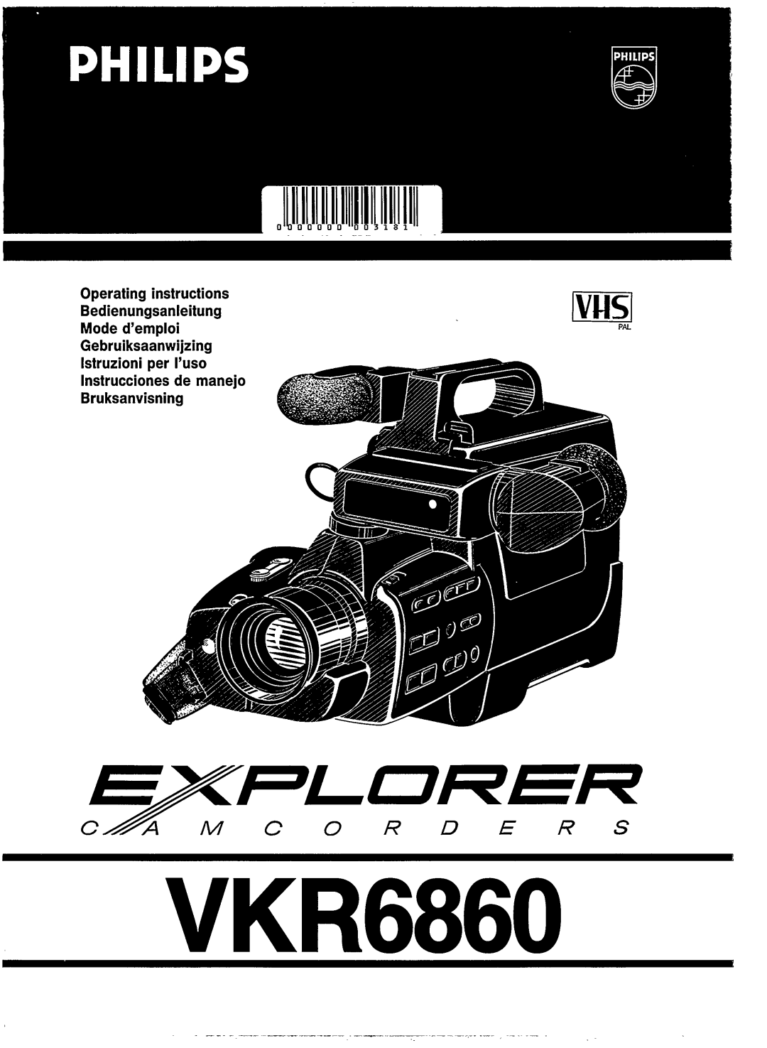 Philips VKR 6860 manual 