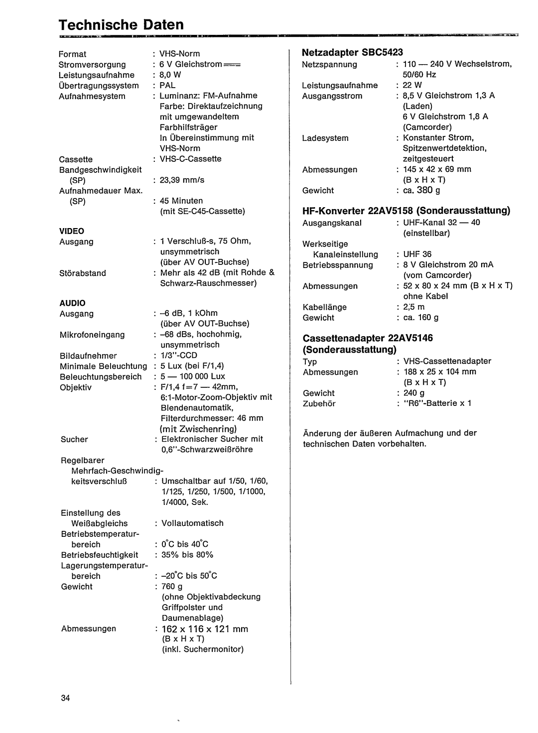 Philips VKR 6870 manual 