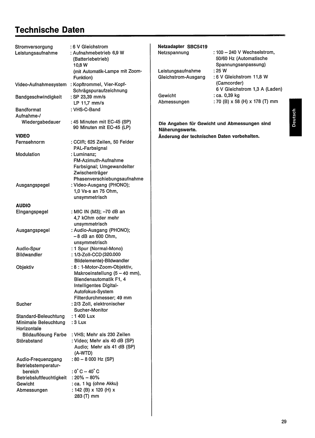 Philips VKR 6878 manual 