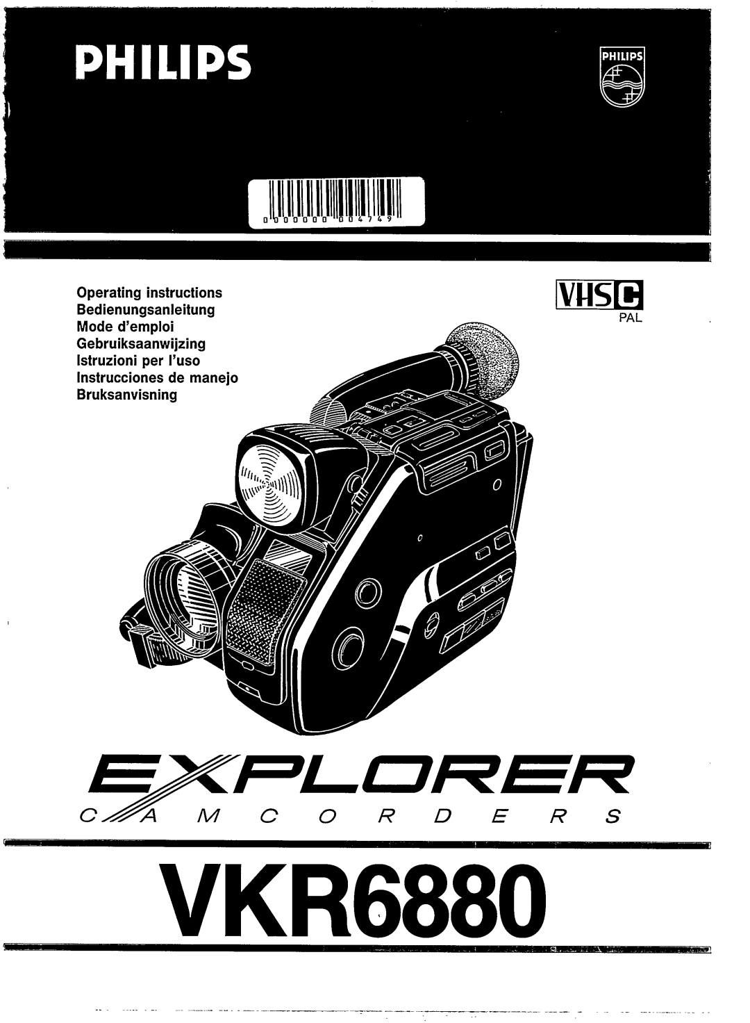 Philips VKR 6880 manual 