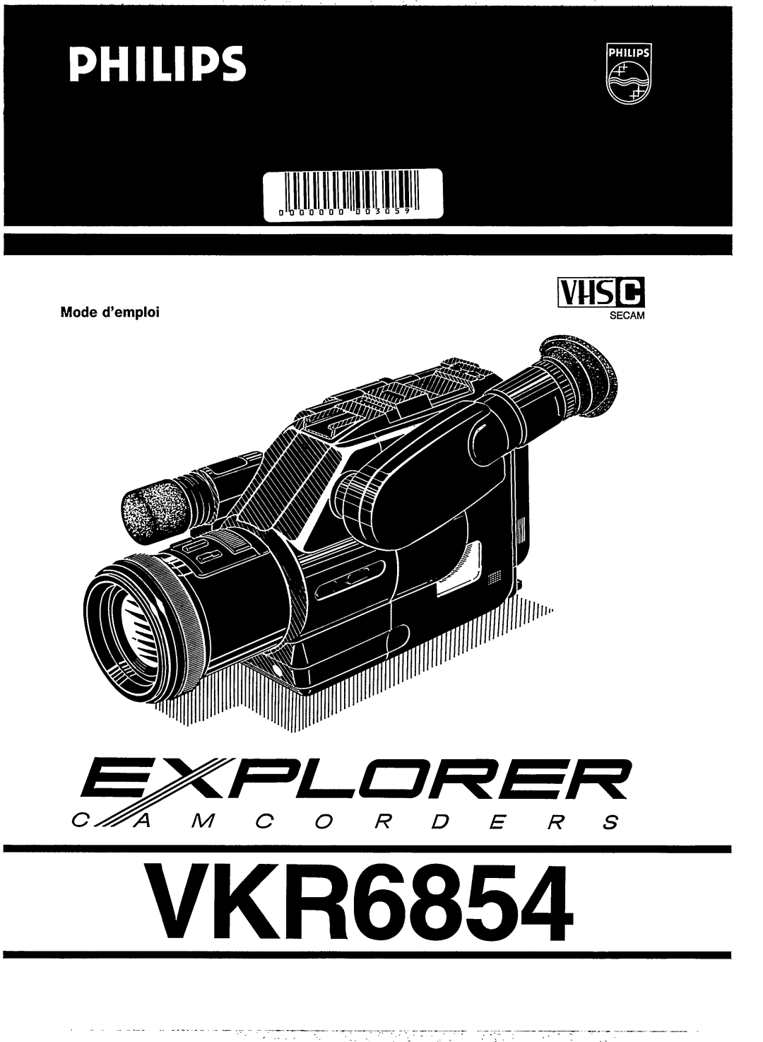 Philips VKR6854 manual 