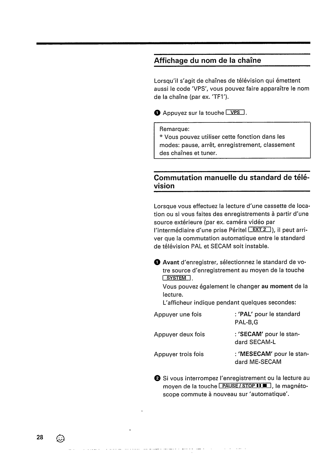 Philips VR 232 manual 