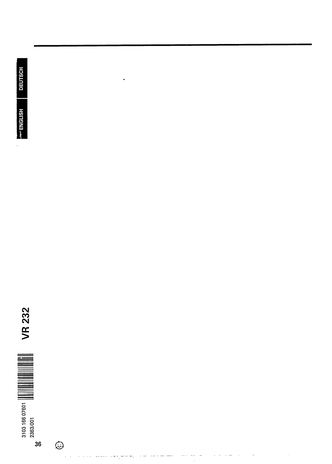Philips VR 232 manual 