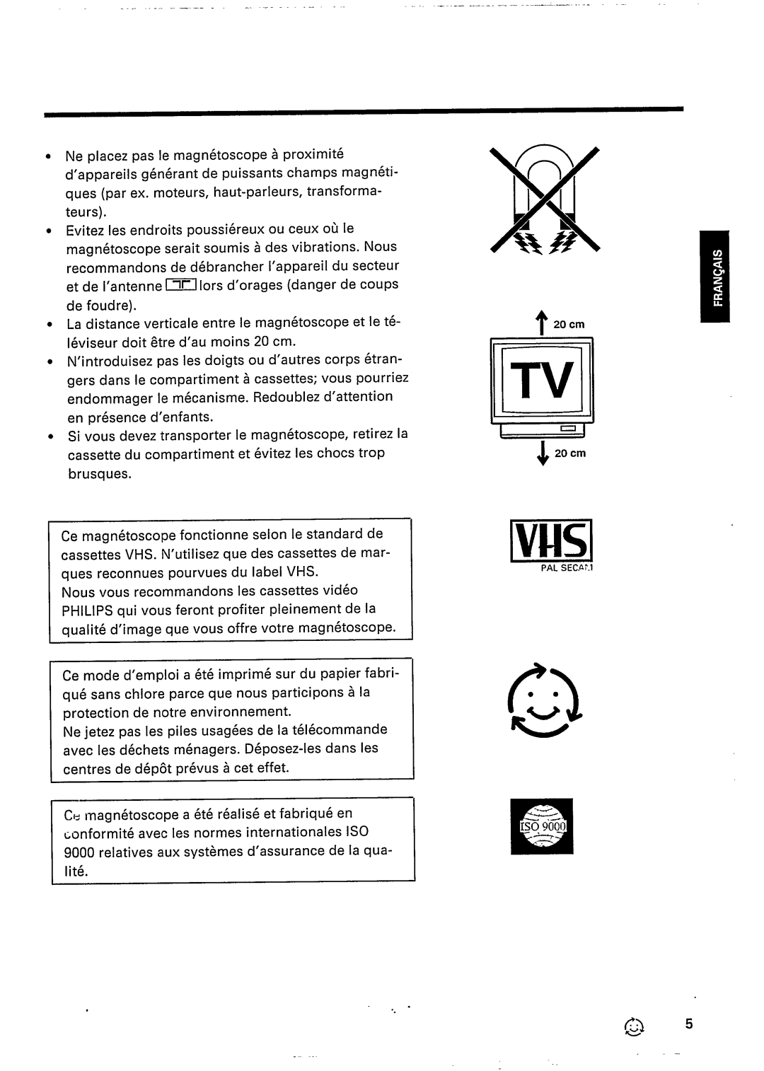 Philips VR 232 manual 