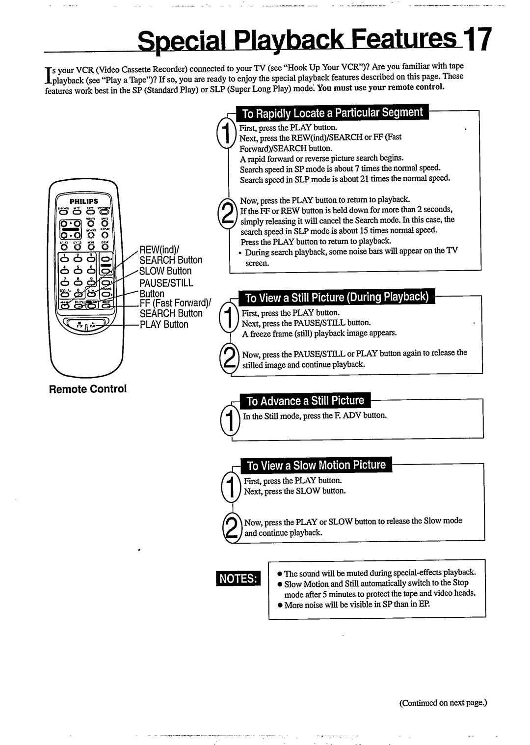 Philips VR 255 manual 