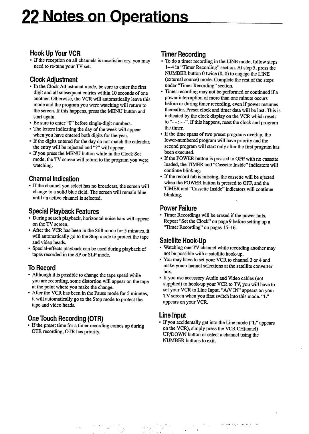 Philips VR 255 manual 