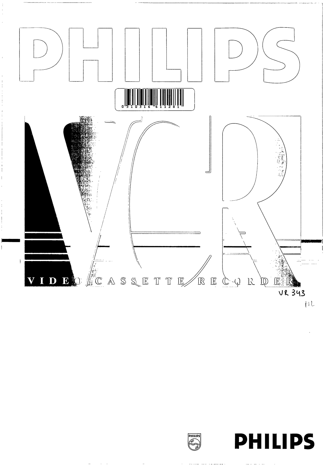 Philips VR 343 manual 