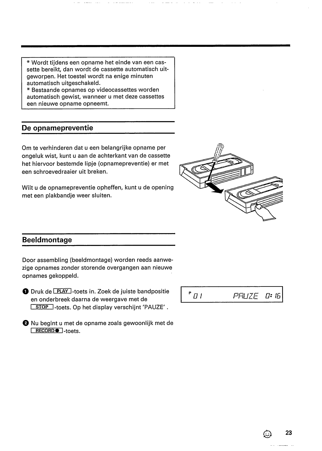 Philips VR 343 manual 