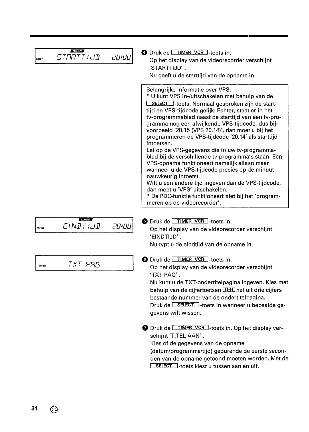 Philips VR 343 manual 