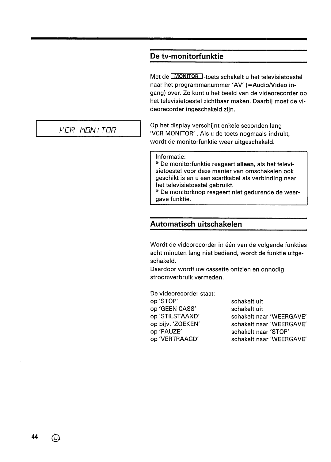 Philips VR 343 manual 