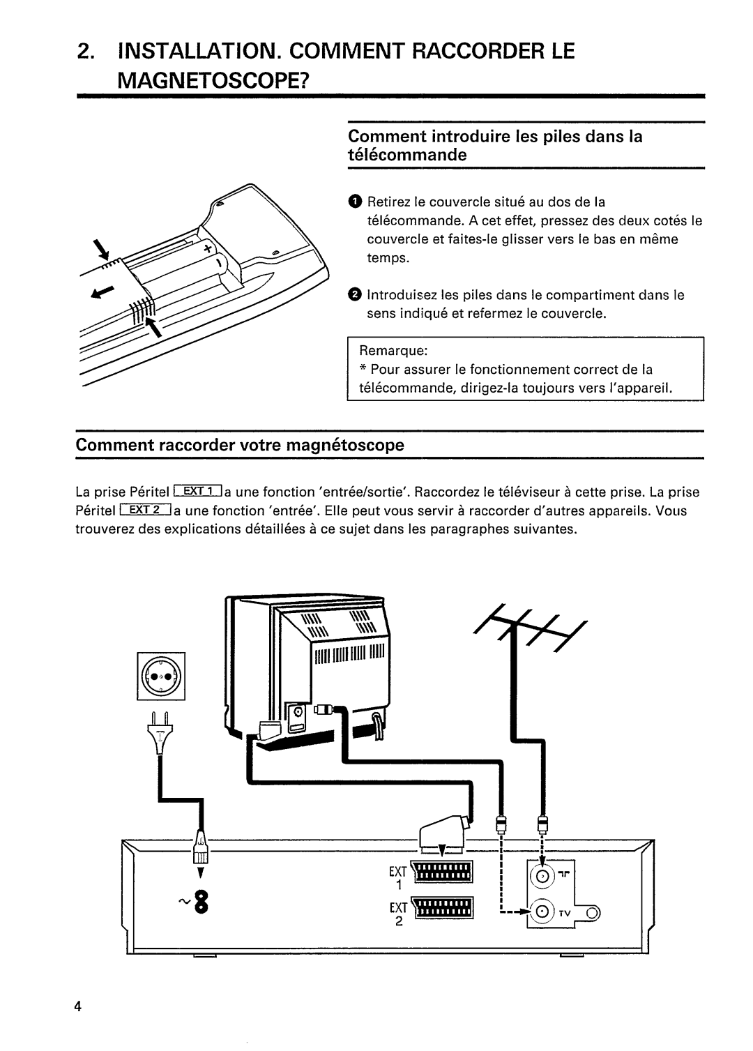 Philips VR 352, VR 452, VR 2521 manual 