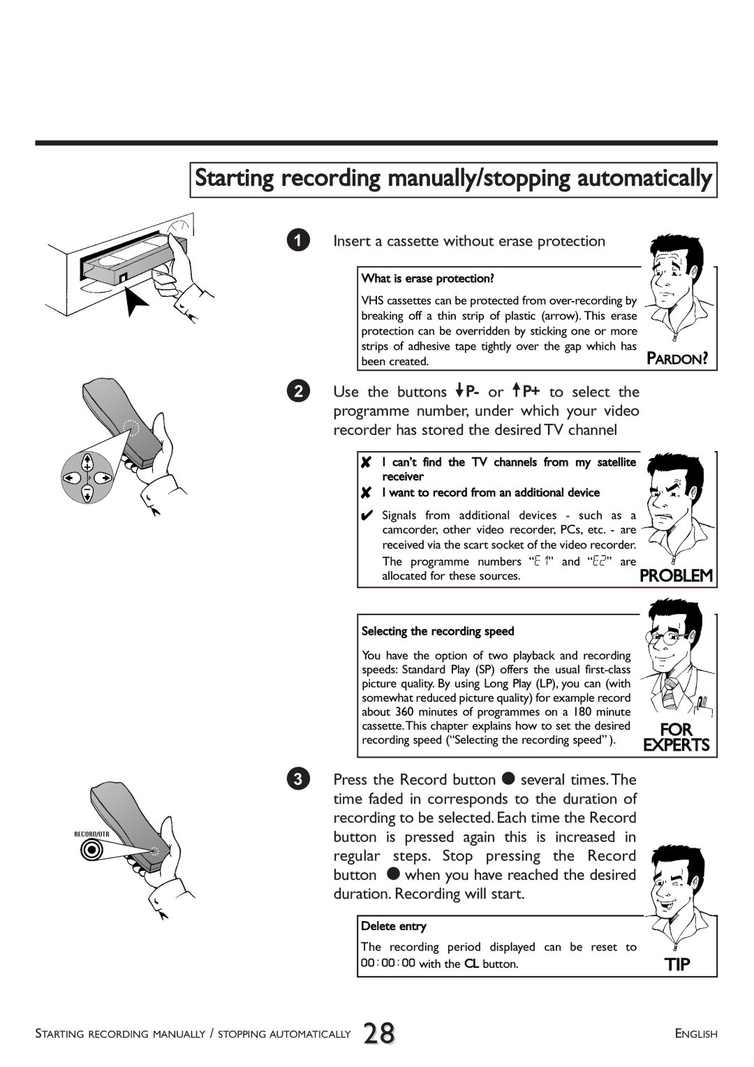 Philips VR 708A/07 operating instructions Starting recording manually/stopping automatically, Been created 