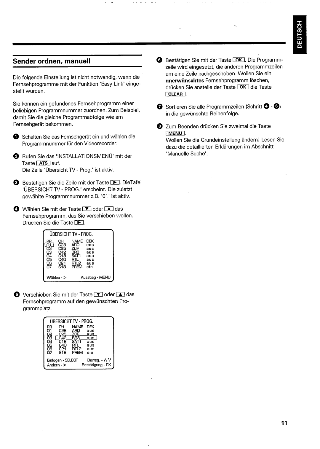 Philips VR 768 manual 