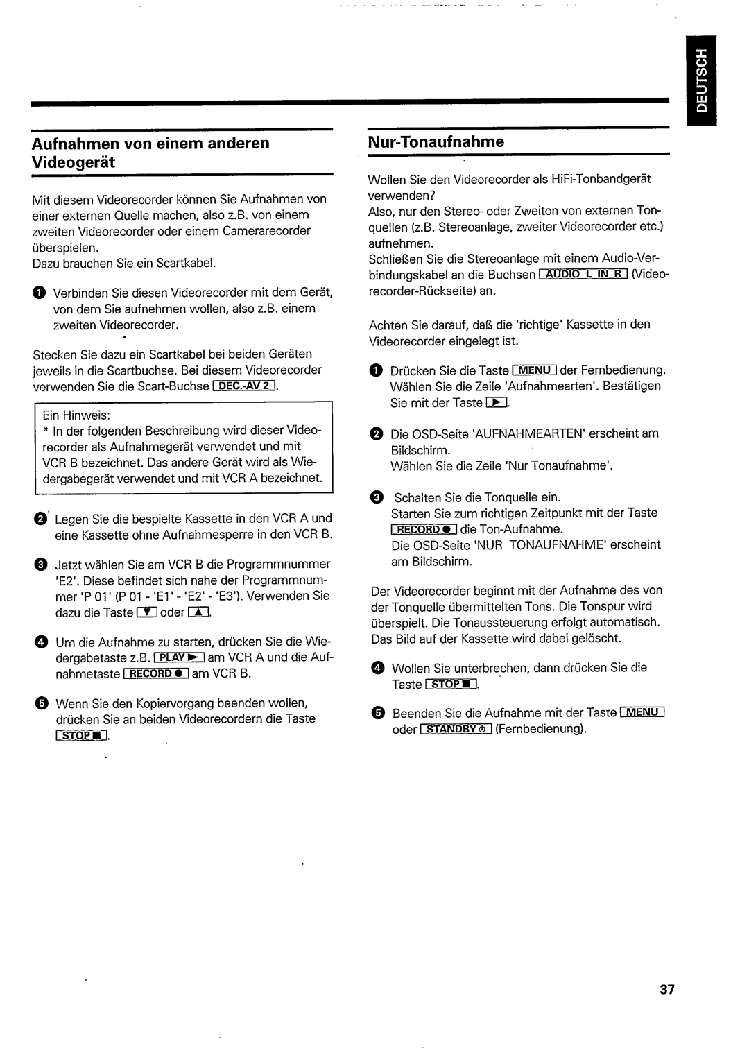 Philips VR 768 manual 