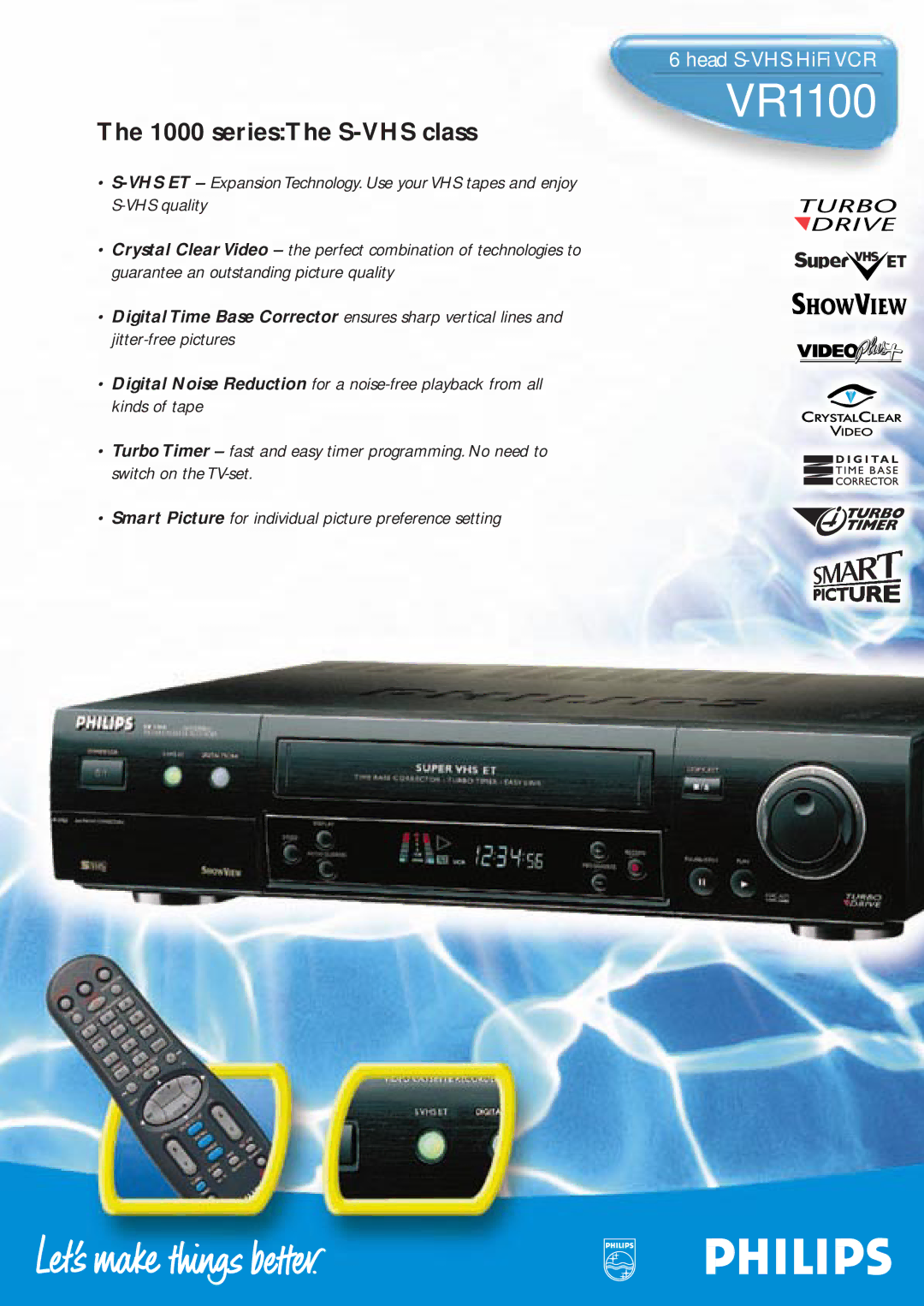 Philips VR1100 manual 