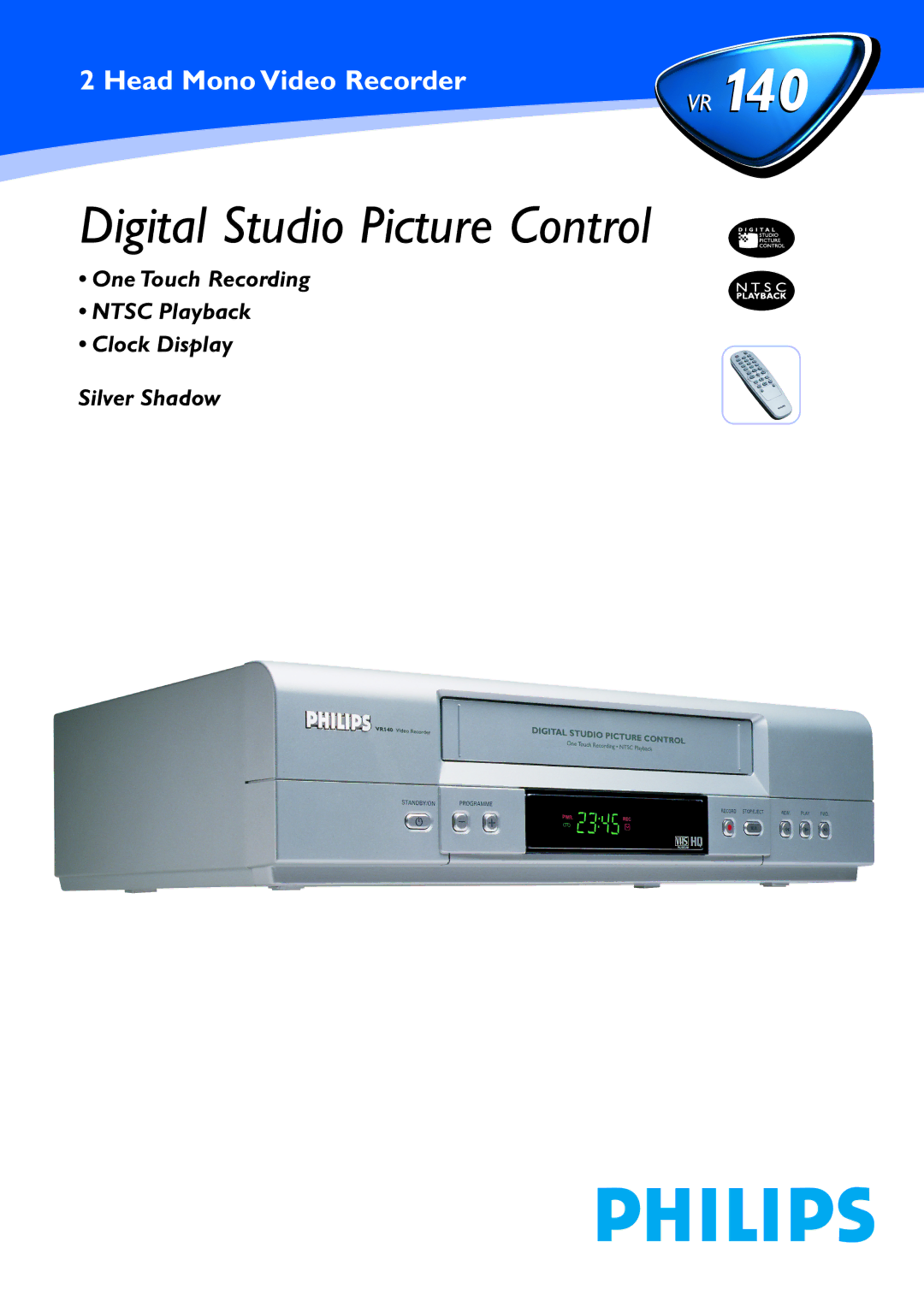 Philips VR1402, VR1458, VR1407, VR1439 manual Digital Studio Picture Control 