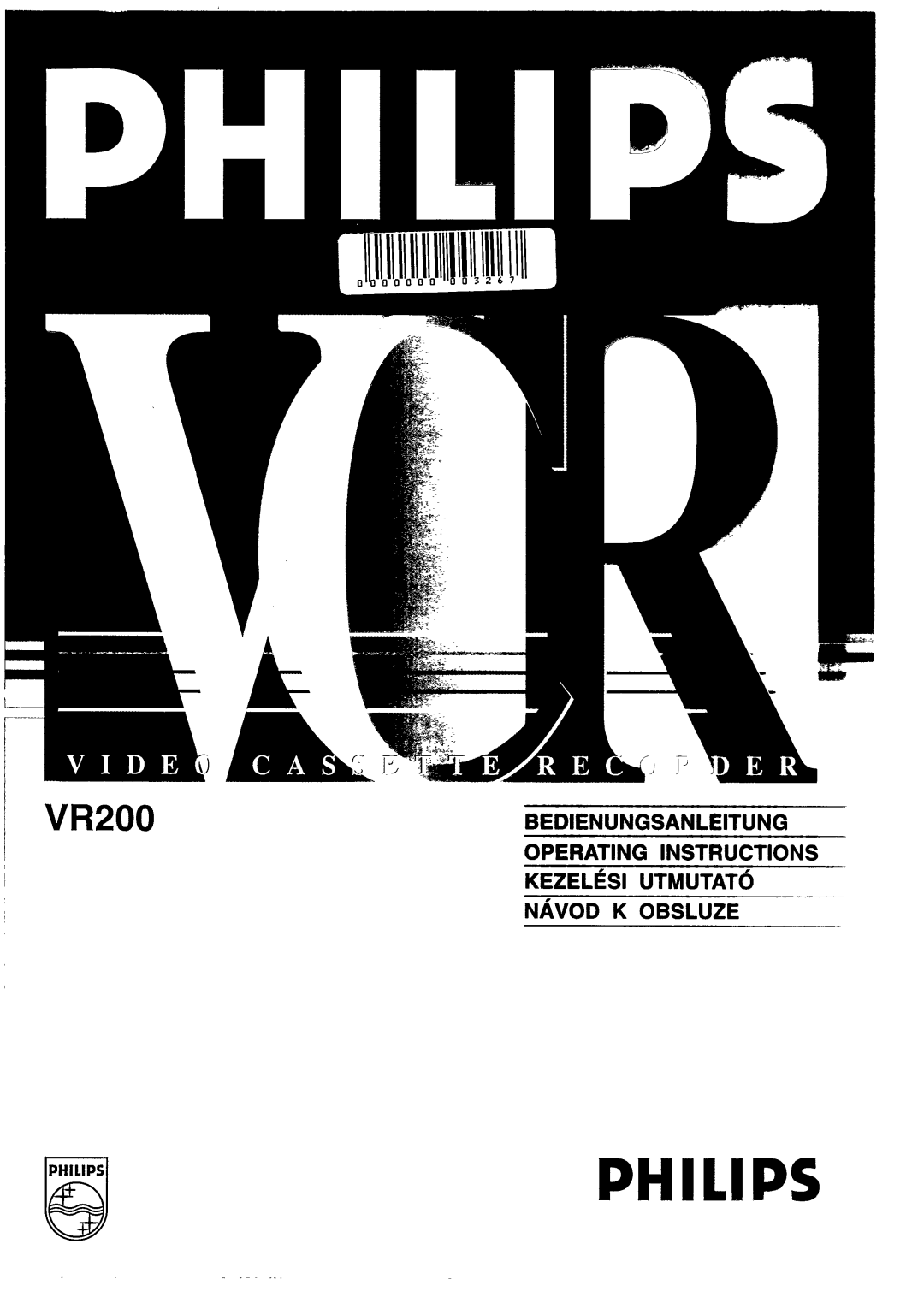 Philips VR200 manual 