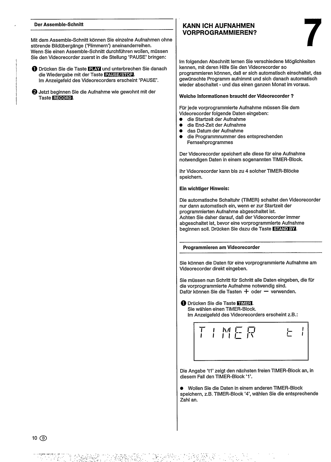 Philips VR200 manual 